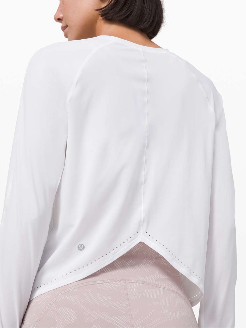 lululemon athletica White Long-Sleeve Active Top